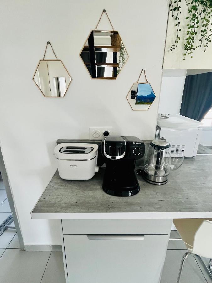 Superbe Duplex Design Neuf 2 Chambres, Climatise Tout Confort, Facile D,Acces Stationnement Gratuit Marsella Exterior foto